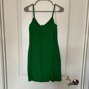 Green Sleeveless Dress